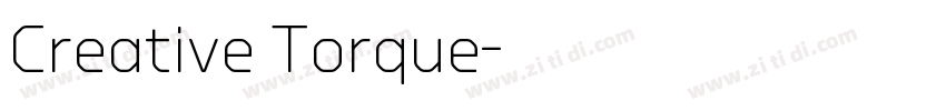 Creative Torque字体转换